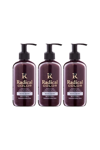 Radical Color New 25/macenta Amonyaksız Su Bazlı Saç Boyası 250 Ml 3 Adet Magenta