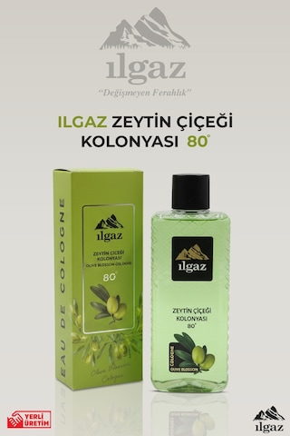 Ilgaz 80 Derece Elegance Series Zeytin Çiçeği Kolonyası 400 ML