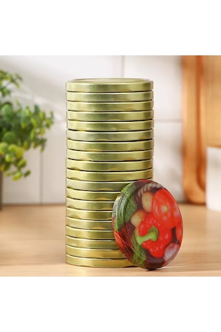 Dom İ Sad Konserve Kapağı Vidalı Twist-off, 82 Mm, 20 Adet. 212521530 Gri