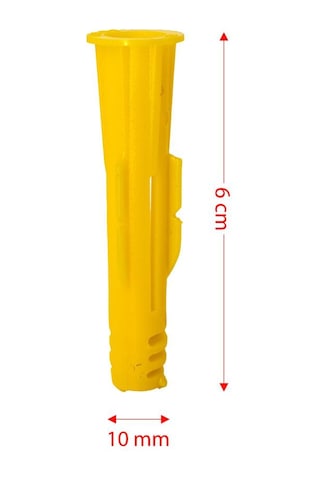 Master 501171 Performans Plastik Roket Dübel 10 Mm 500 Adet