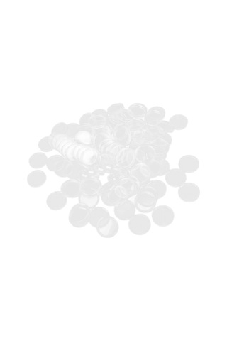 Suntek Temizle Plastik 25mm Sikke Tutucu Kapsül Kutuları Para