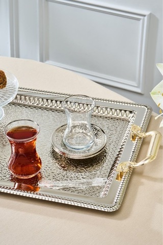 Karaca  Deniz 6 Kişilik 19 Parça Çay Seti