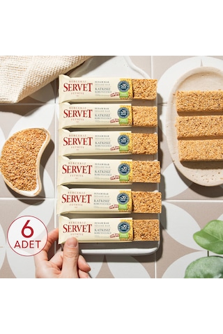 Şekeri Meyveden Susam Krokan Bar 20g 6'lı Paket