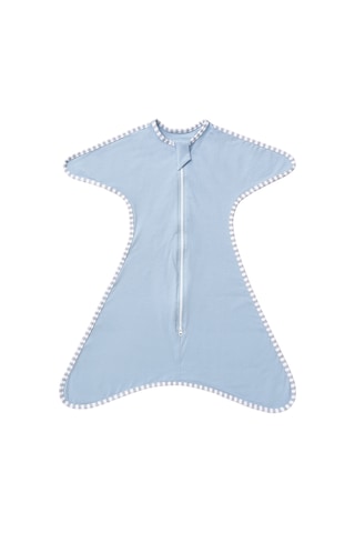 Moveevo Insular Su3010 Bebek İrkilme Önleyici Kundak Uyku Tulumu 0-9 Ay İçin Uygun Nefes Alabilen Pamuklu Elastik Mavi Yeşil