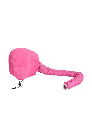 Mufunye Poliester Saç Kurutma Başlığı - 40cm Çap, Gümüş, Siyah, Pembe Renk Seçenekleri