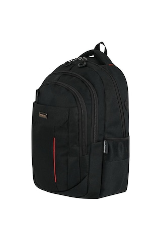 Unisex Okul Sırt Çantası Lise-ortaokul Sırt Çantası 47 30 Cm Kalın Su İtici Kumaş Siyah