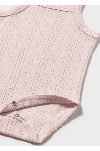 Mayoral Yenidoğan Kız Bebek Askılı Body Pembe