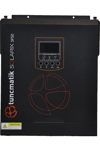 Tunçmatik Solarix 3 Kw 50a Pwm 24 Volt 3000 Watt Akıllı İnverter 220 V Çevirici İnvertör