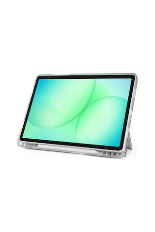 Samsung Uyumlu Galaxy Tab A9 Plus A11+ Üçgen Standlı Uyandırma Fonksiyonlu Tablet Kılıfı Kapaklı Kılıf
