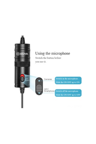 Geeroyoo Boya By-m1 Kablolu Mikrofon: Kamera, Dslr Ve Akıllı Telefonlar İçin Yönlendirilebilir Lavalier Mikrofon