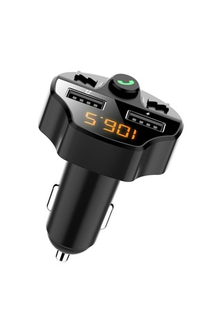 Homyl Araç Şarj Aleti Bağlantı Noktaları Usb Fm Verici