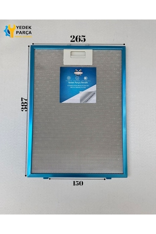 Bosch Uyumlu: Dwb06w452t 265x387 Mm Aspiratör & Davlumbaz Tel Yağ Filtresi Model: 00742967 26x5x38,76 Cm
