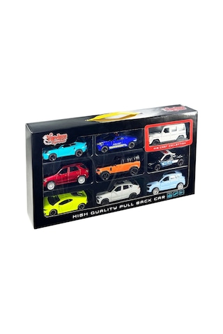Vardem 9 Parça 1:43 Çek Bırak Metal Araba