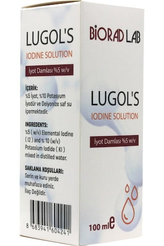 Biorad Lugol Solüsyonu 100 ML