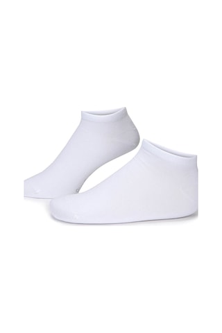 Bgk Unisex Beyaz Koton 72 Çift Patik Ekonomik Fiyat Toptan Satış Beyaz