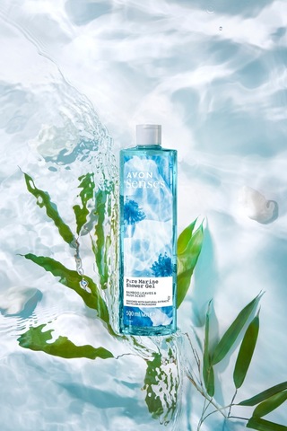 Avon Senses Pure Marine Bambu Yaprağı ve Misk Kokulu Duş Jeli 500 ML