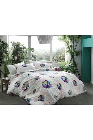 Taç Bambu Bamboo Cotton Rainbow Nevresim Takımı Çift Kişilik (425520341) Çok Renkli