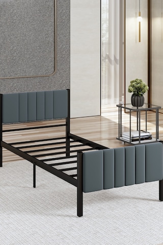 Lotus Metal Karyola 90x200 Cm Antrasit Renk 90 x 200 CM