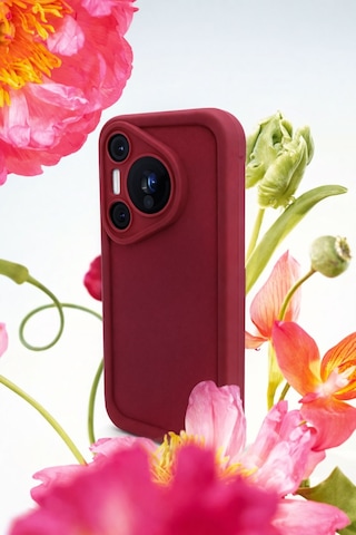 Huawei Pura 80 Pro Ve Pura 80 Pro Plus Uyumlu Kamera Çıkıntılı Mat Silikon Telefon Kılıfı Resimdeki