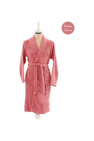 Özdilek Trendy Şal Yaka Bornoz Koyu Pembe L Beden (Şalyaka) Pembe