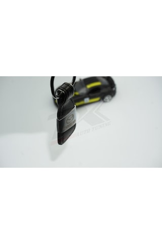 Mazda Uyumlu Logo Deri Metal Anahtarlık Ürün