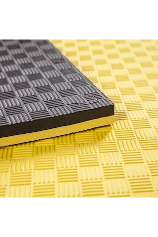 Ges Medikal Kalınlık Tatami Sarı Siyah 100 x 100 26 MM Çok Renkli