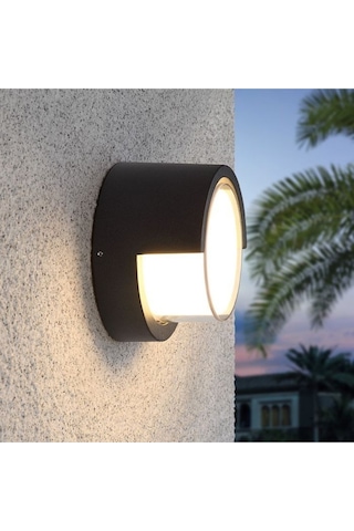 12 Watt, 4200k Led Bahçe Armatürü, Bahçe Duvar Aplik, Led Aplik, Kapı Girişi, Villa Dış Cephe Apliği Diğer