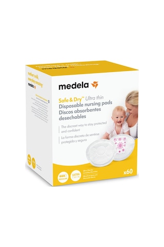 Medela Safe & Dry Tek Kullanımlık Göğüs Pedleri 60 Adet