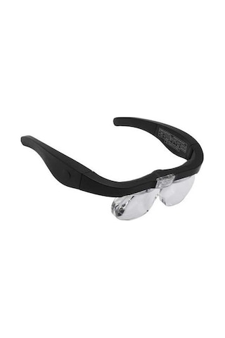 Pazly Usb Şarjlı Led Gözlük Büyüteç, 4 Lens Seçenekli, Kuyumcu Kullanımı İçin, Çok Renkli Multicolor