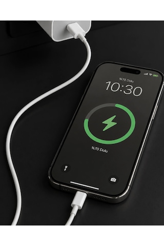 Mey İthalat iPhone Uyumlu 13 12 11 Xr Xs X Se 2022 2020 20w Lightning Şarj Cihazı