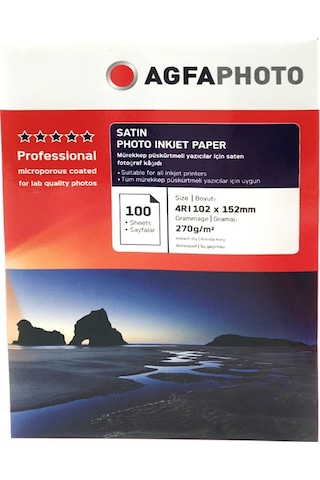 Agfa Photo 4R 10X15 270 G Mat Inkjet Kağıt Agfa Photo 4R 10X15 270 G Mat Inkjet Kağıt