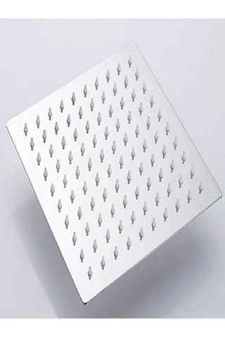 Tepe Duş Başlığı Kare 25 25 Paslanmaz Inox 304 Çelik Metal Kireç Önleyici Diğer