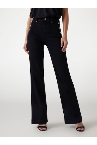 Guess New Faye Skinny Fit Chino Kadın Jean Pantolon W5ra0pd4pz1 Siyah