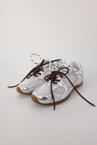 Gümüş Fileli Sneaker 24301 Gümüş