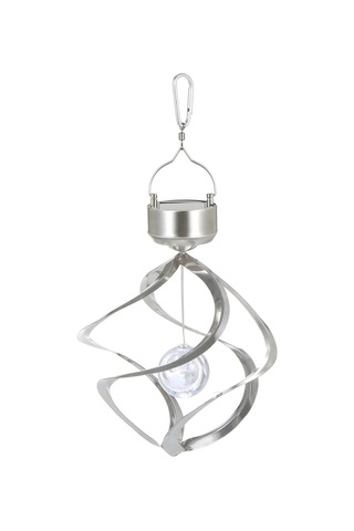 Xindoker Güneş Enerjili Dış Mekan Led Feneri, Rengarenk Spiral Çevren, Otomatik Açık-kapalı, Rüzgarla Döner, 8 Saat Süre Çalışır