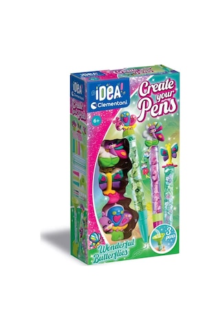 Idea Clemetoni - Kalem Tasarım Seti - Kankalar Wonderful Butterfl