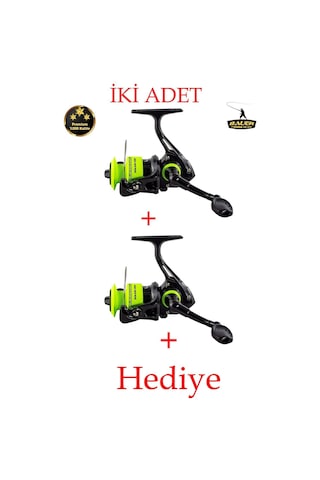 2 Adet Bauer Hıkaru 200 Lrf & Spin Olta Makinesi 5 Bilye