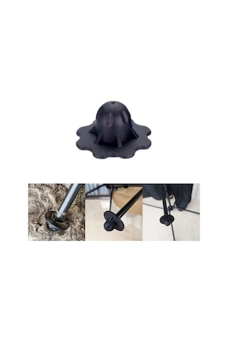 Dolıty Moon Sandalye Ayak Kılıfı Balıkçılık Veranda 13-mm Siyah Çok Renkli