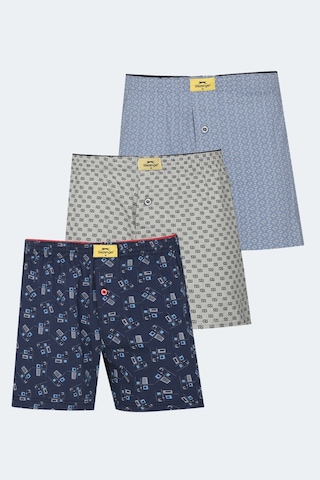 Slazenger Hegel 3 Lü Set Erkek Karışık Boxer Çok Renkli