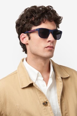 Tommy Hilfiger Th 2200/s-8ru Mavı Erkek Güneş Gözlüğü Lacivert