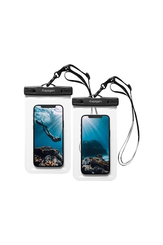 Spigen Aqua Shield WaterProof Universal (Tüm Cihazlarla Uyumlu) IPX8 Sertifikalı Su Geçirmez Kılıf