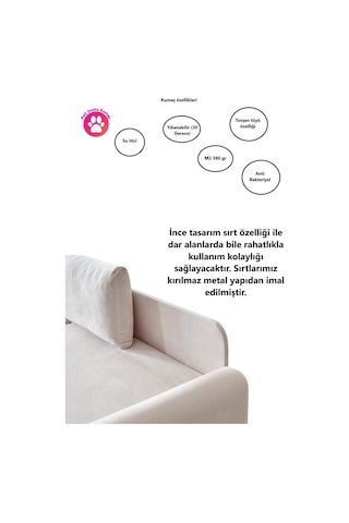 Kagu Corner Flavia Köşe Takımı Ekru