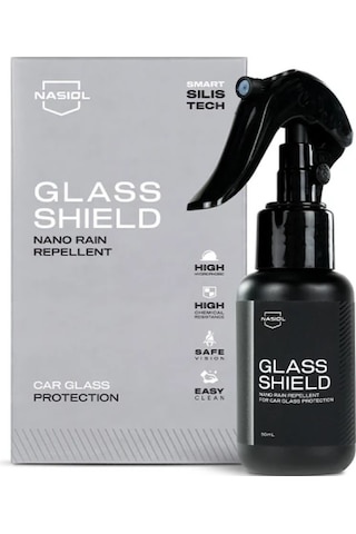 Nasiol Glasshield Nano Yağmur Kaydırıcı-cam Yüzey Seramik Kaplama Spreyi