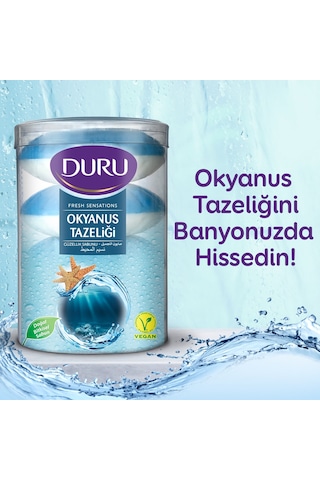 Duru Fresh Sensations Okyanus Tazeliği Güzellik Sabunu 16'lı 4 x 400 G