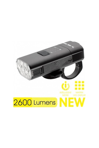 Moon Rıgel Enduro 2600 Lümen Usb Bisiklet Ön Lambası Siyah - Kırmızı