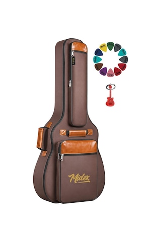 Midex Cs-95brw Özel Tasarım Premium Softcase Klasik Gitar Çantası Gigbag Kılıf 101 Cm