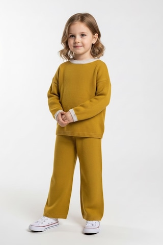 Miababy Triko Kazak Pantolon Takım Fıstık Yeşili