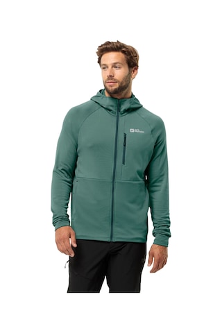 Jack Wolfskin Kolbenberg Hooded Fz Erkek Polar Ceket 4156 Çok Renkli