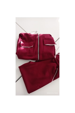 Azra Kız Çocuk Bordo Eşofman Takımı Bordo