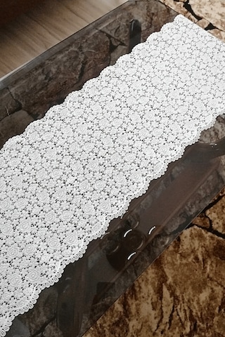Pvc Dantel Raf -dolap -çekmece -masa - Sehpa -örtüsü - 33 Cm X 3 Metre